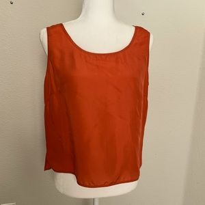 Beautiful 100% silk sleeveless blouse size L
